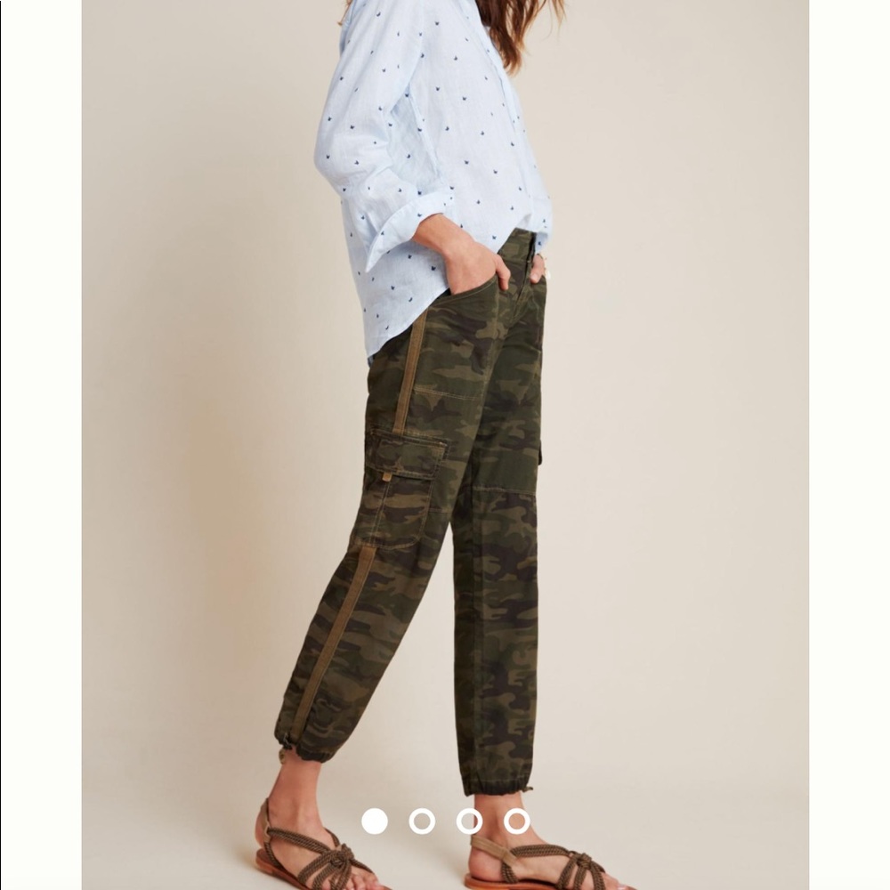 Anthropologie Sanctuary Camo Cargo Joggers